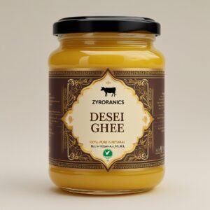Zyrorganics A2 Gir Cow Ghee (500 ml)