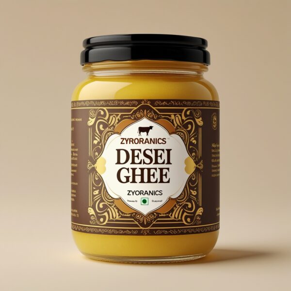 Zyrorganics A2 Gir Cow Ghee (500 ml) - Image 4