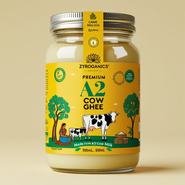 Zyrorganics Cow Ghee (500 ml) - Image 2