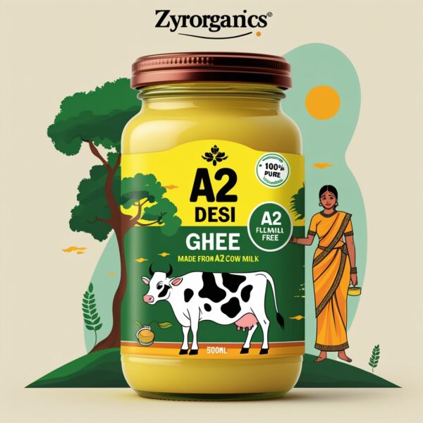 Zyrorganics Cow Ghee (500 ml) - Image 3