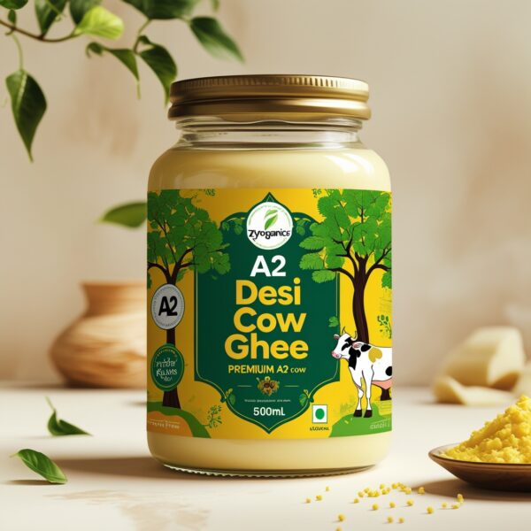 Zyrorganics Cow Ghee (500 ml)
