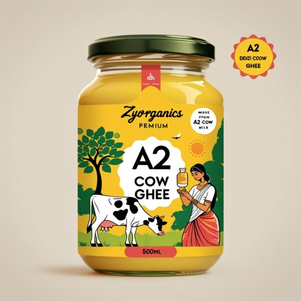 Zyrorganics Cow Ghee (500 ml) - Image 5